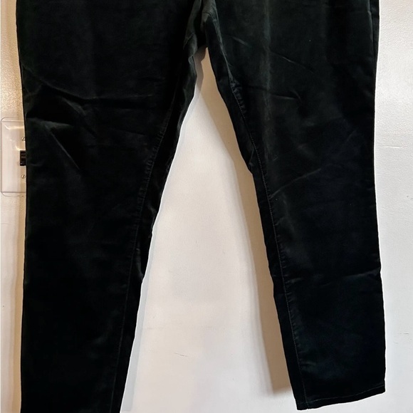 Banana Republic Women's Green Velvet Skinny High Rise Ankle Pants Size 35 - Picture 9 of 10
